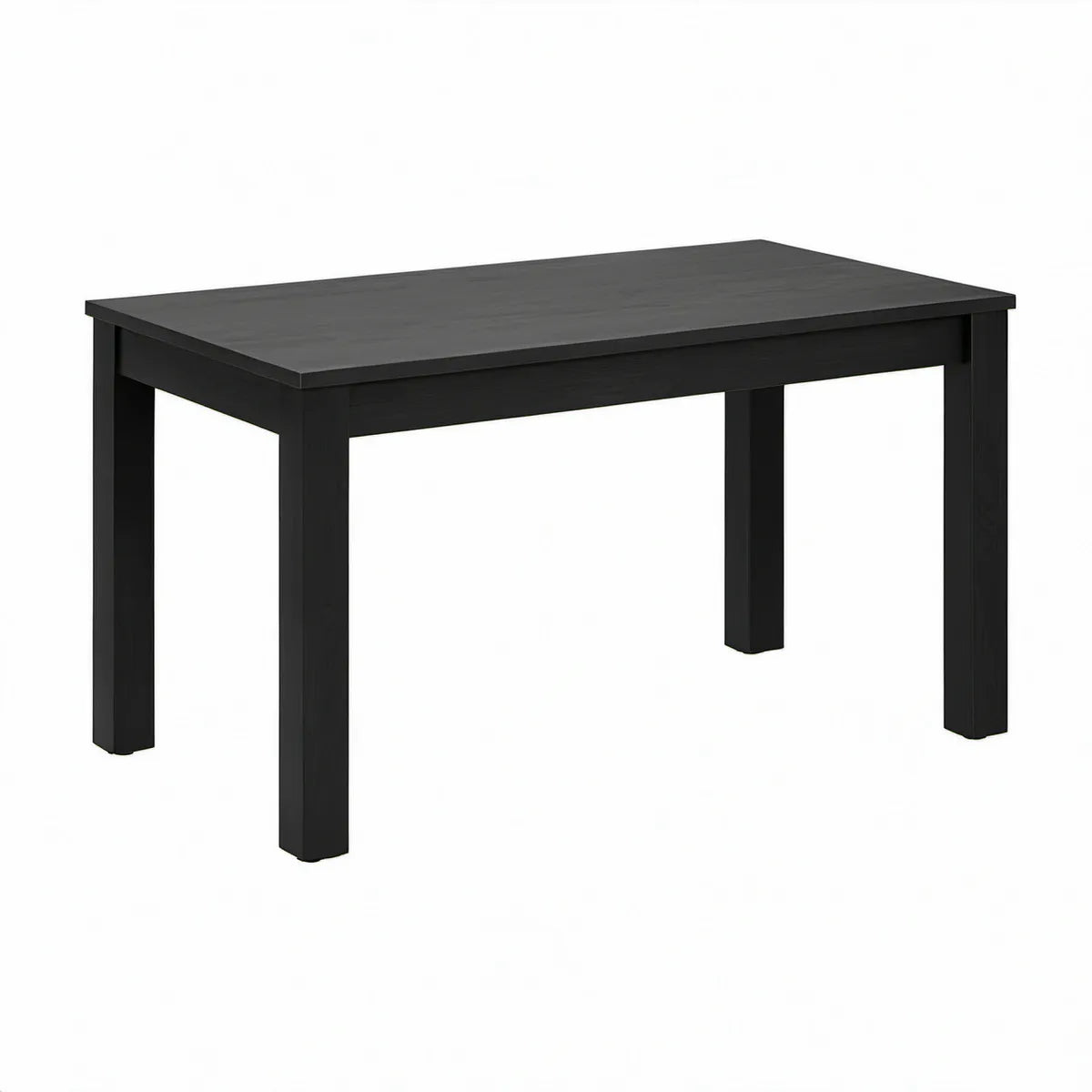 Prostokątny stół do jadalni 120 x 75 x 75 cm czarny